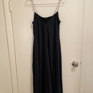 Vince Navy Midi Slip Dress -- S, EUC